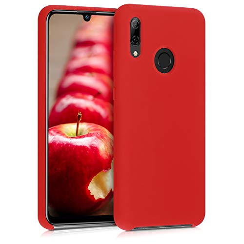 kwmobile Funda Compatible con Huawei P Smart (2019) - Carcasa de TPU para móvil - Cover Trasero en Rojo Mate