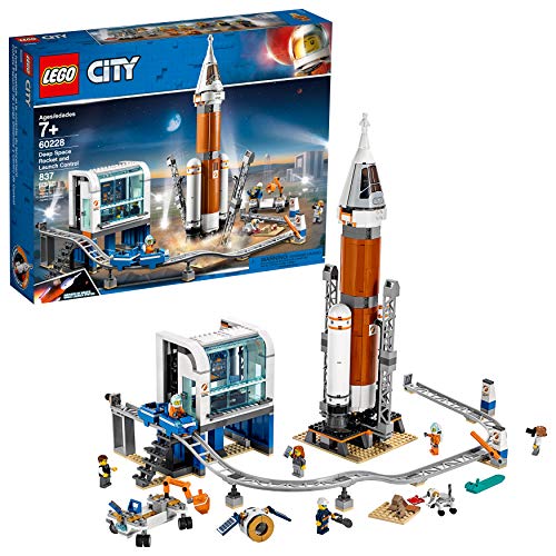 Lego City Space 60228 Raketen Launch Station mit Space Center (837 Teile) - 2019