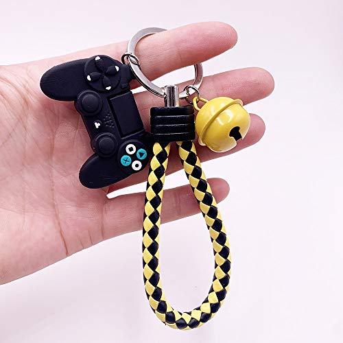 LINGNING Creativo Videojuego manija Llavero simulación Joystick Modelo Llavero Anillo Colgante Hombres Mujeres Pareja Titular de Llavero talismán Regalo (Color : K6050 21a)