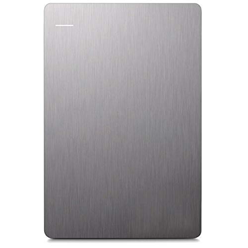 LSJZS 1TB 2TB 4TB 5TB Slim Disco Duro Externo USB 3.0 2.5"Unidad de Disco Duro Portátil HDD para Servidor de Computadora Portátil de Escritorio,Silver,1TB