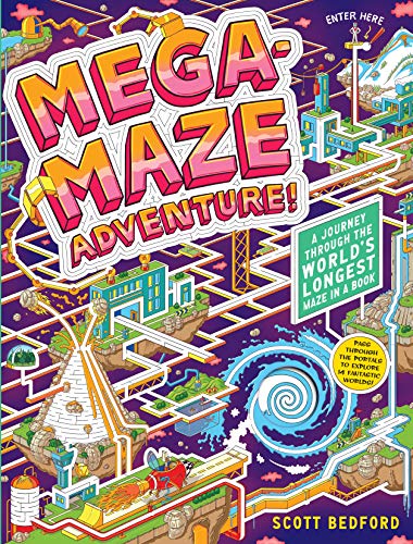 Mega-Maze Adventure!: A Journey Through the World's Longest Maze in a Book