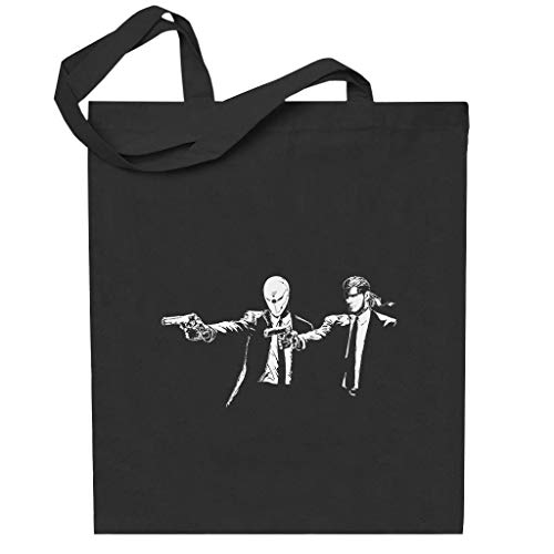 Metal Gear Solid Snake Cyborg Ninja Banksy Pulp Fiction Totebag