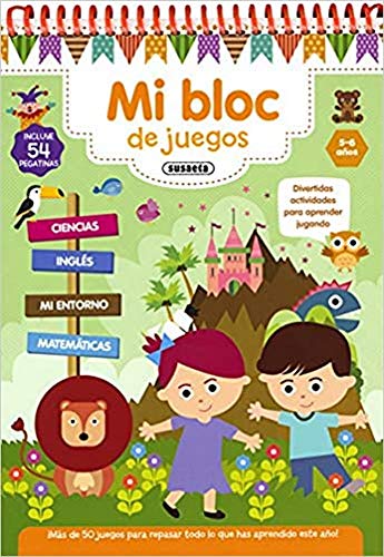 Mi bloc de juegos 5-6 años (MI bloc de juegos y pegatinas)