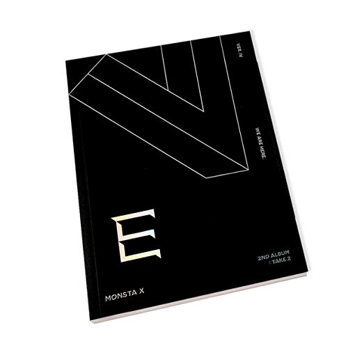 MONSTA X 2nd Album : TAKE.2 - We Are Here [ IV ver. ] CD + Photobook + Photocards + FREE GIFT / K-pop Sealed