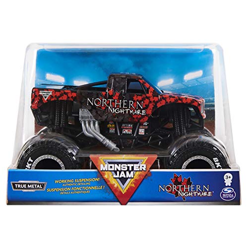 Monster Jam, Official Northern Nightmare Monster Truck, Die-Cast Vehicle, 1:24 Scale