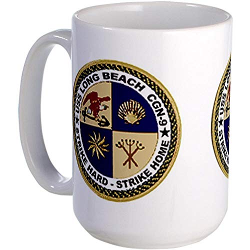 N\A Taza Grande de 11 onzas Father Dad USS Long Beach CGN 9 - Estándar 12.95 '