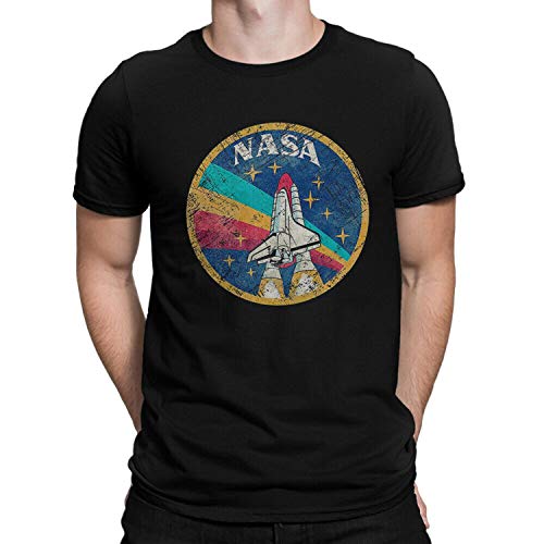 NASA Space Shuttle T-Shirt, Premium Cotton tee,L