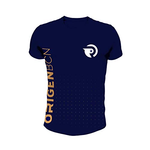 Origen BCN Deportiva Camiseta, Azul, XS para Hombre