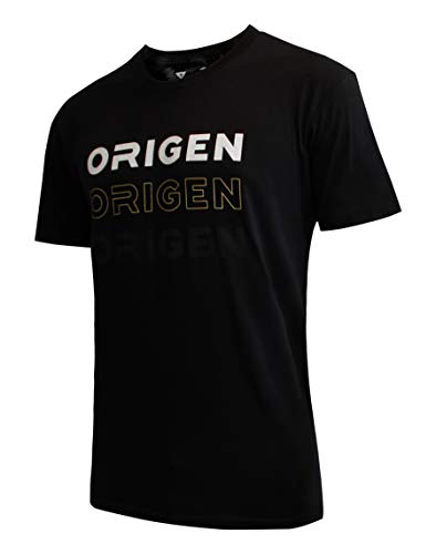 Origen Repetition Camiseta, Negro, S para Hombre