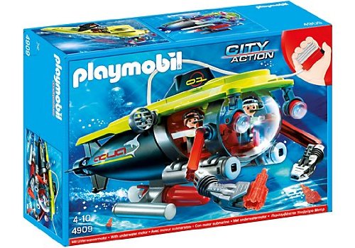 PLAYMOBIL - Submarino de Alta mar con Motor (4909)