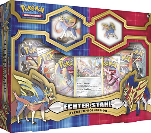 Pokèmon - Echter Stahl Premium Kollektion - Zacian Box - Deutsch [Importación Alemana]