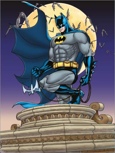 Póster 30 x 40 cm: Batman Moonlight de Warner Bros. Entertainment GmbH - impresión artística, Nuevo póster artístico