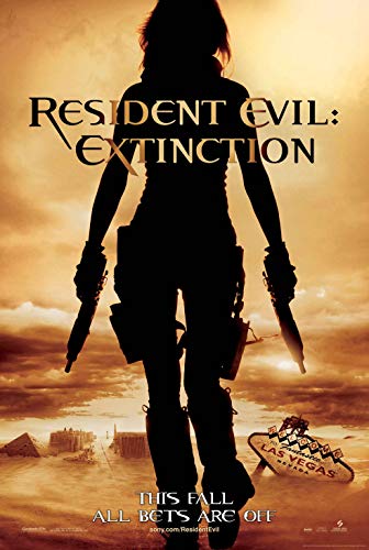 POSTER RESIDENT EVIL EXTINCIÓN 100X70CM