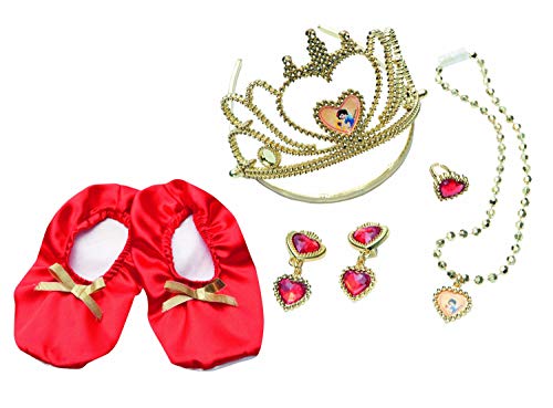 Princesas Disney - Disfraz de Blancanieves con accesorios para niña, infantil 8-10 años (Rubie's 884489-L)