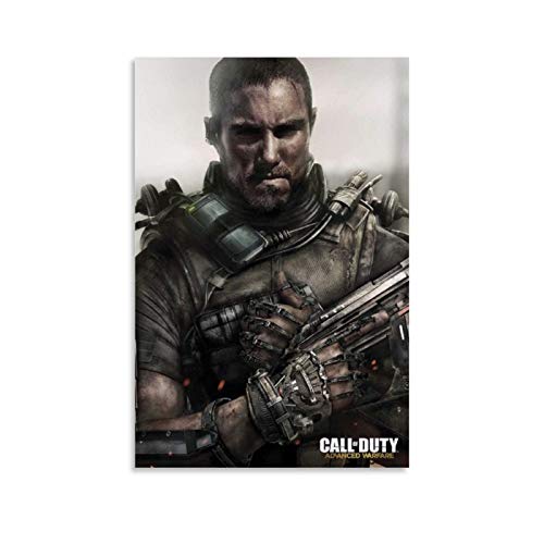 QWKM Póster decorativo de Game Call of Duty Advanced Warfare para pared de salón, dormitorio, 60 x 90 cm