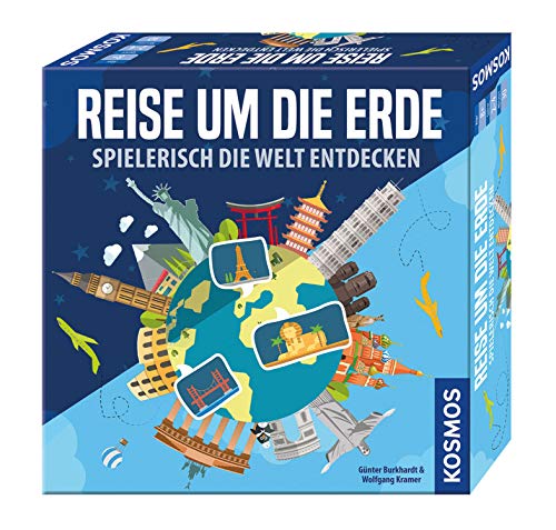 Reise um die Erde - Spielerisch die Welt entdecken: für 2 - 4 Spieler ab 8 Jahren