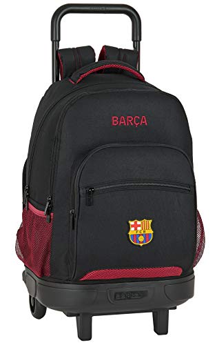 safta Mochila Escolar con Carro Incluido y Espalada Acolchada de FC Barcelona, Multicolor (FC Barcelona Layers)