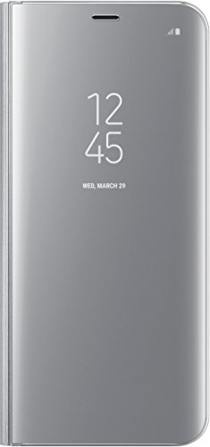 Samsung Clear View Standing, Funda para smartphone Samsung Galaxy S8 Plus, Plateado