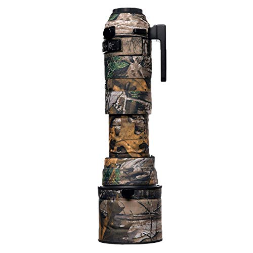 Selens 150-600mm Sports Cubierta Funda Protectora Camuflaje de Objetivo Lente de Cámara Impermeable Protector Camo Lens Cover para Sigma 150-600mm F5-6.3 DG OS HSM S - Camuflaje Marrón Bosque