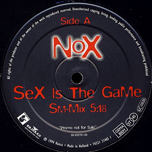 Sex Is The Game (x2+1) [Vinyl Single]