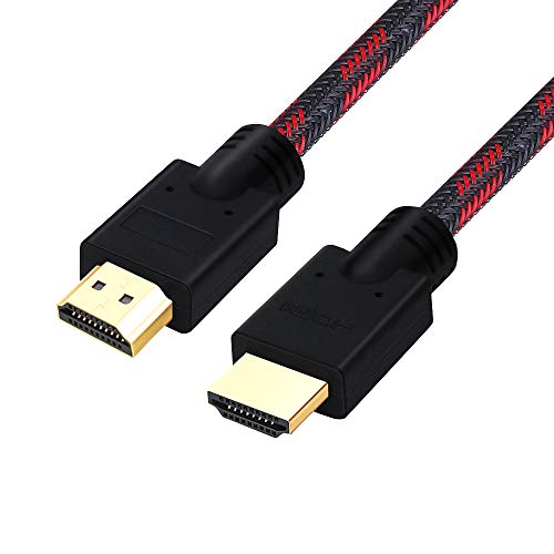 Shuliancable Cable HDMI, Compatible con Ethernet,Retorno de Audio, Compatible con Fire TV, 3D, vídeo 1080p y ARC, Playstation PS3 PC (3m, Black)