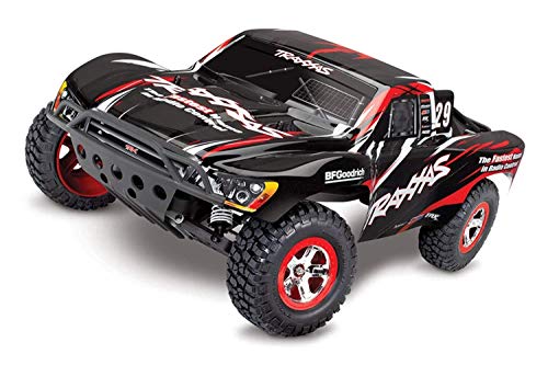 Slash: 1/10-Scale 2WD Camión de carreras de curso corto. Listo para la carrera con sistema de radio TQ 2.4 GHz y XL-5 ESC (FWD/rev). Incluye: batería de 7 celdas NiMH 3000 mAh Traxxas