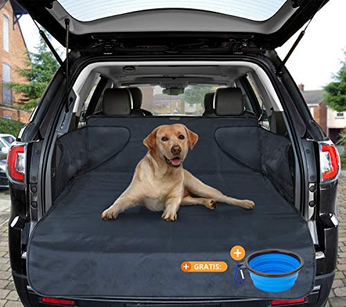 smartpeas Funda para Perros - Funda para Maletero de Coche Universal - protección Evita Humedad Suciedad pelos - Funda Resistente con Lateral 185x105x36 cm