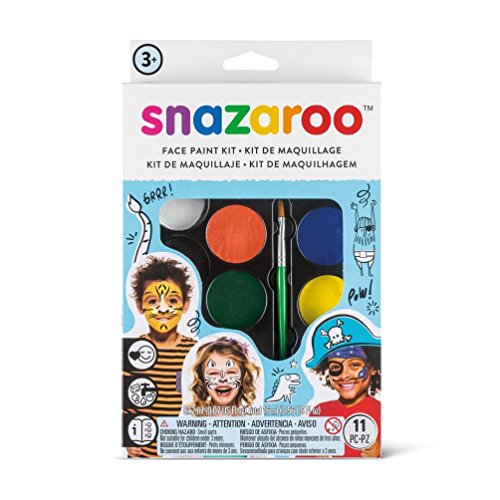 Snazaroo kit de pintura facial, maquillaje fiesta “Aventura”