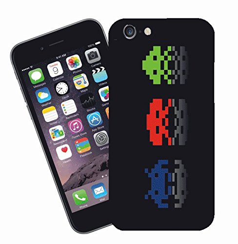 Space Invaders - esta cubierta cabrá Apple Modelo iPhone 6s (no 6s plus) - Ideas para regalos de Eclipse