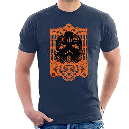 Star Wars Calavera Tie Fighter Pilot Men's T-Shirt