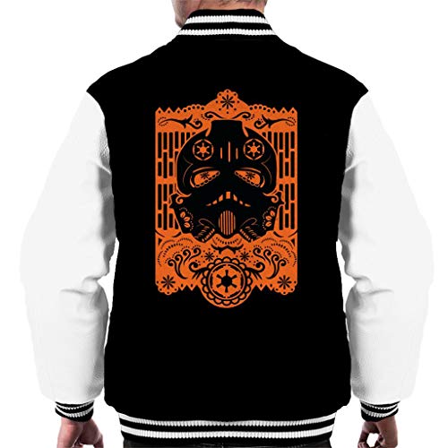 Star Wars Calavera Tie Fighter Pilot Men's Varsity Jacket