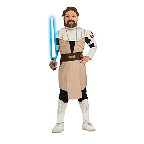 Star Wars Disfraz Clone Wars OBI WAN Kenobi M 5-6 años Jedi del Jedi Obiwan Caja acústica