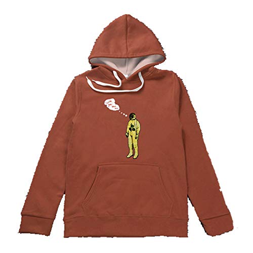 Sudadera con capucha y logotipo de astronauta para hombre y mujer Amarillo amarillo S