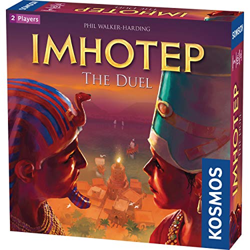 Thames & Kosmos 694272 Imhotep: The Duel | La Competencia de los constructores continúa. | Juego de Estrategia, 2 Jugadores | Edades 10+ |