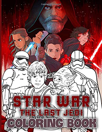 The Last Jedi Coloring Book: The Last Jedi Featuring Enchanting Coloring Books For Adults And Kids - (On-the-Go Book)