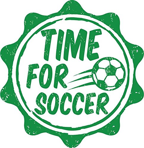 Time For Soccer Sport Grunge Stamp Vinyl Decal Bumper Sticker/Pegatina