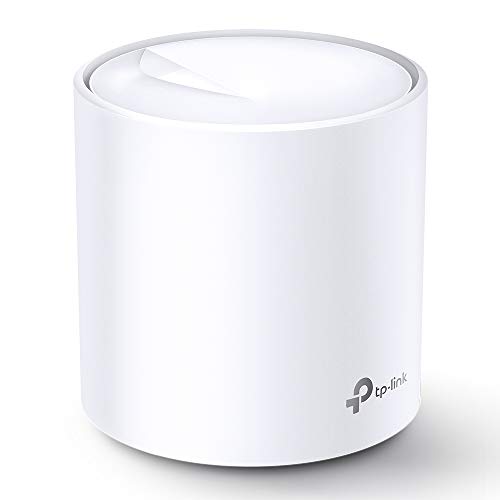 TP-Link Deco X20 WiFi Mesh, WiFi 6 Dual Band AX1800, 2 Puertos Gigabit, Unidad Adicional para Toda la Cobertura doméstica, Compatible con Alexa