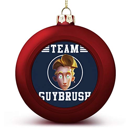 VNFDAS Equipo Guybrush Monkey Island Personalizado Bola de Navidad Adornos bellamente decorados bola de Navidad gadgets Perfecto para colgar bola para día festivo boda fiesta decoración