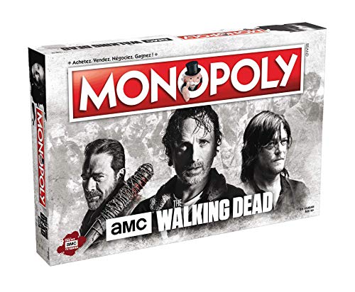 Winning Moves Monopoly The Walking Dead AMC-Versión Francesa, 0993, Multicolor