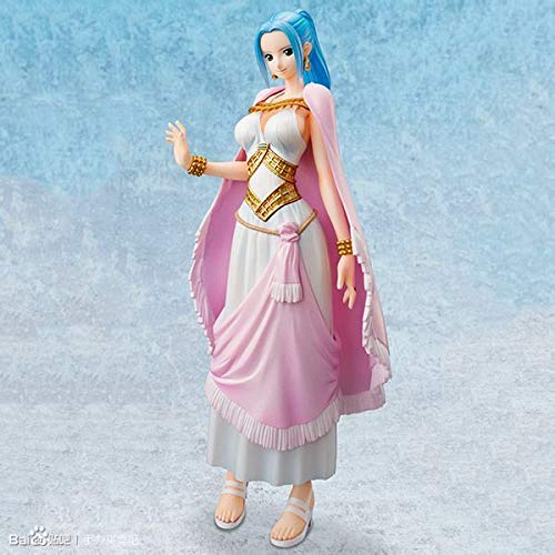 WISHVYQ One Piece Modelo de Anime Dos años más Tarde Princesa VIVI Figura Figura Modelo decoración versión Escultura decoración Estatua muñeca Modelo Juguete Altura 23 cm