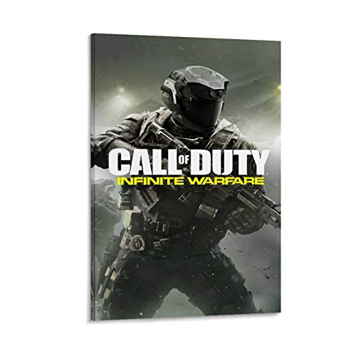 XIAOTT Póster de juegos de Call of Duty Infinite Warfare 1 póster decorativo lienzo para pared, para sala de estar, dormitorio, 40 x 60 cm