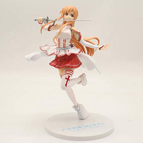 YSKCSRY Espada Arte en línea Asuna Ichiban kyou secuence Battle Boxed Figura decoración Estatua Modelo colección Juguete