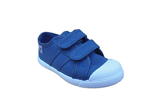 Zapatillas de Lona para Niños, Javer Mod.154, Calzado Infantil Made in Spain, Garantia de Calidad. (22, Azul Jeans)