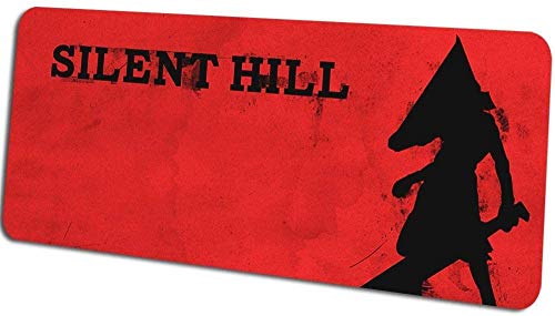 ZDVHM Silent Hill Gaming Mouse Pad Fashion Oversized Extended Teclado Alfombrilla de ratón Café Juego Mousepad para Oficina Hogar Antideslizante PC Mesa de Escritorio Mesa de Escritorio