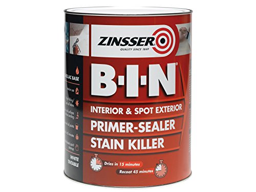 Zinsser ZINBIN25L 2,5 litros B.I.N imprimación/sellador de manchas pintura