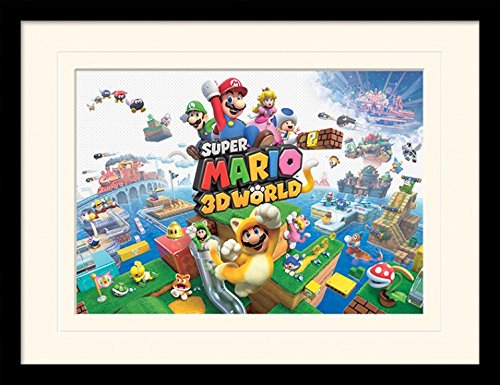 1art1 Super Mario - 3D World Póster De Colección Enmarcado (40 x 30cm)