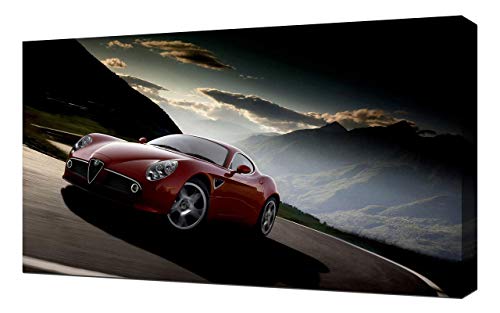 2009-Alfa-Romeo-8C-Competizione-V6-1080 - Lienzo Decorativo para Pared