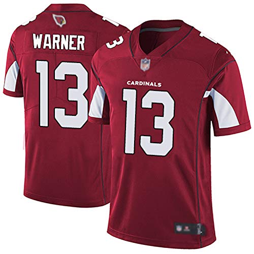 2021 New Temporada North American Football Club 13# Warner Jersey Men's Red Rugby Game Uniform Regalo para fanáticos de fútbol-KBC-472 (Color : Red, Size : XXXL)