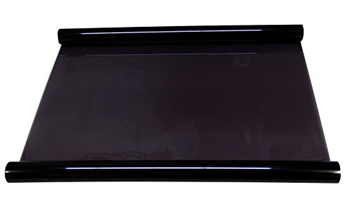 AERZETIX: 5x3=15 Metros Pelicula Lamina para Proteccion Ventanas de Coche Color: Negro C4606