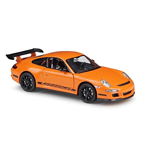 Aleación Niño Coche Deportivo 1:24 para Porsche 911 (997) GT3 RS Diecast Modelo Modelo De Coche Modelo De Coche Colección Juguete Collectable Vehículo Diecast Vehículo para niños pequeños niños niñas